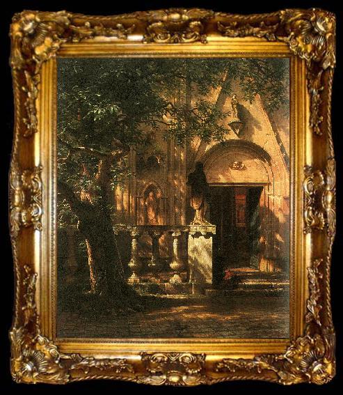 framed  Albert Bierstadt Sunlight and Shadow, ta009-2